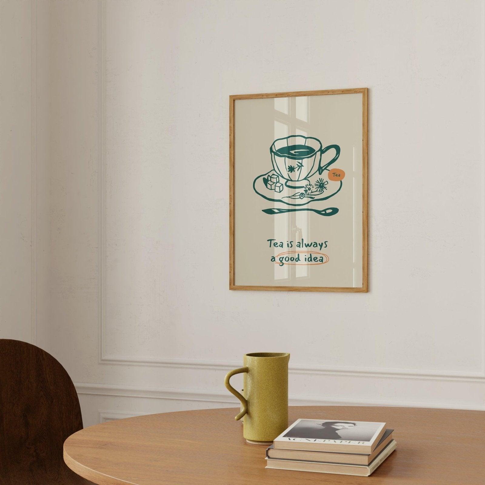 Tea Is Always a Good Idea Art Print-Skudaboo