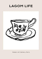 Teacup Art Print-Skudaboo