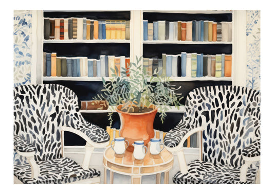The Library Art Print