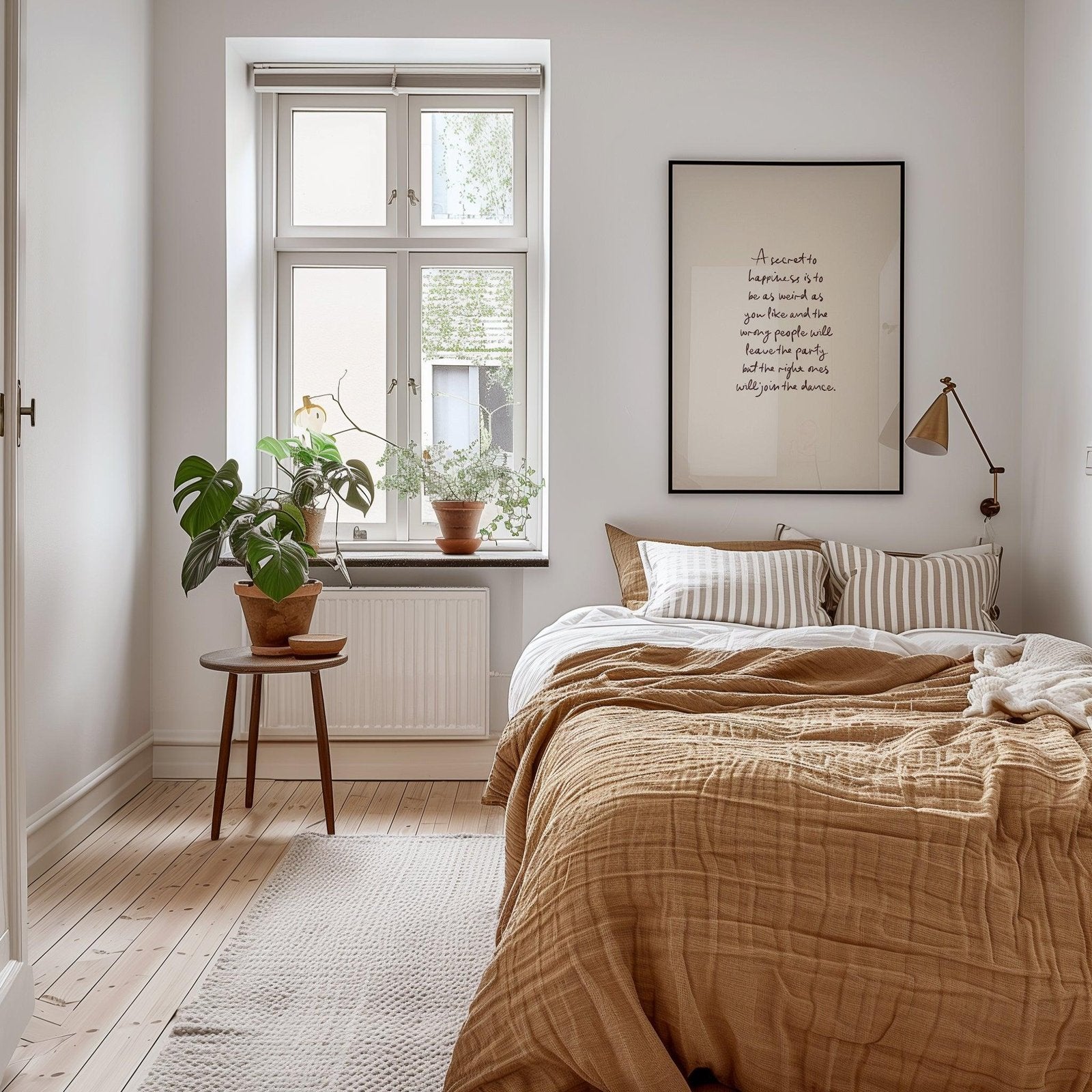 'The Secret to Happiness' Handwriting Art Print-Skudaboo