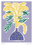Vase & Flowers Art Print-Skudaboo