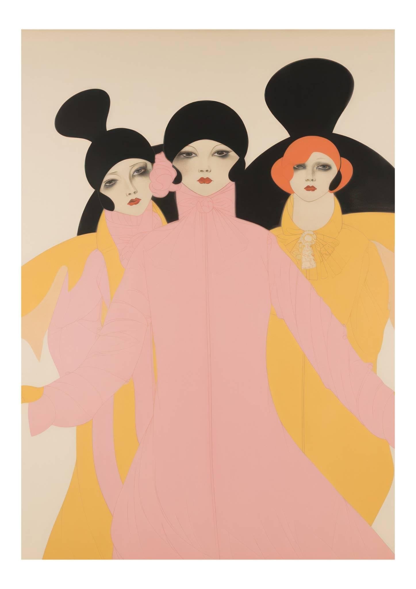 Vintage Inspired Women Art Print-Skudaboo