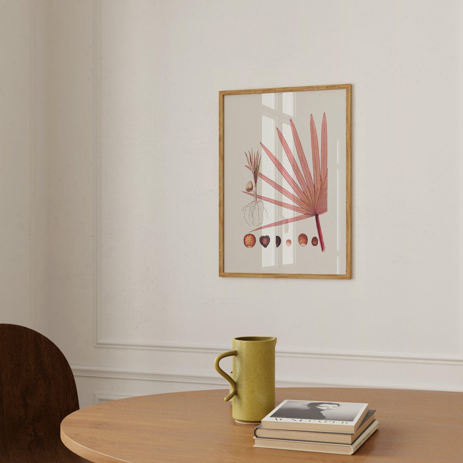 Vintage Red Latan Art Print-Skudaboo