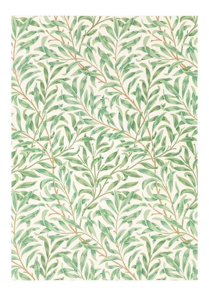 William Morris Willow Vintage Art Print-Skudaboo