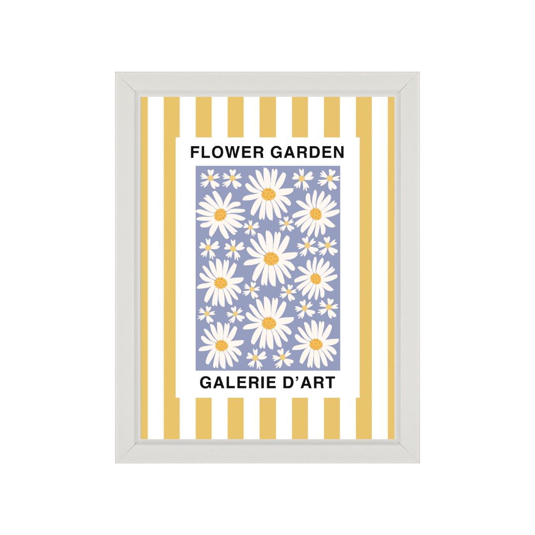 Yellow Stripe Picture Mount-Skudaboo