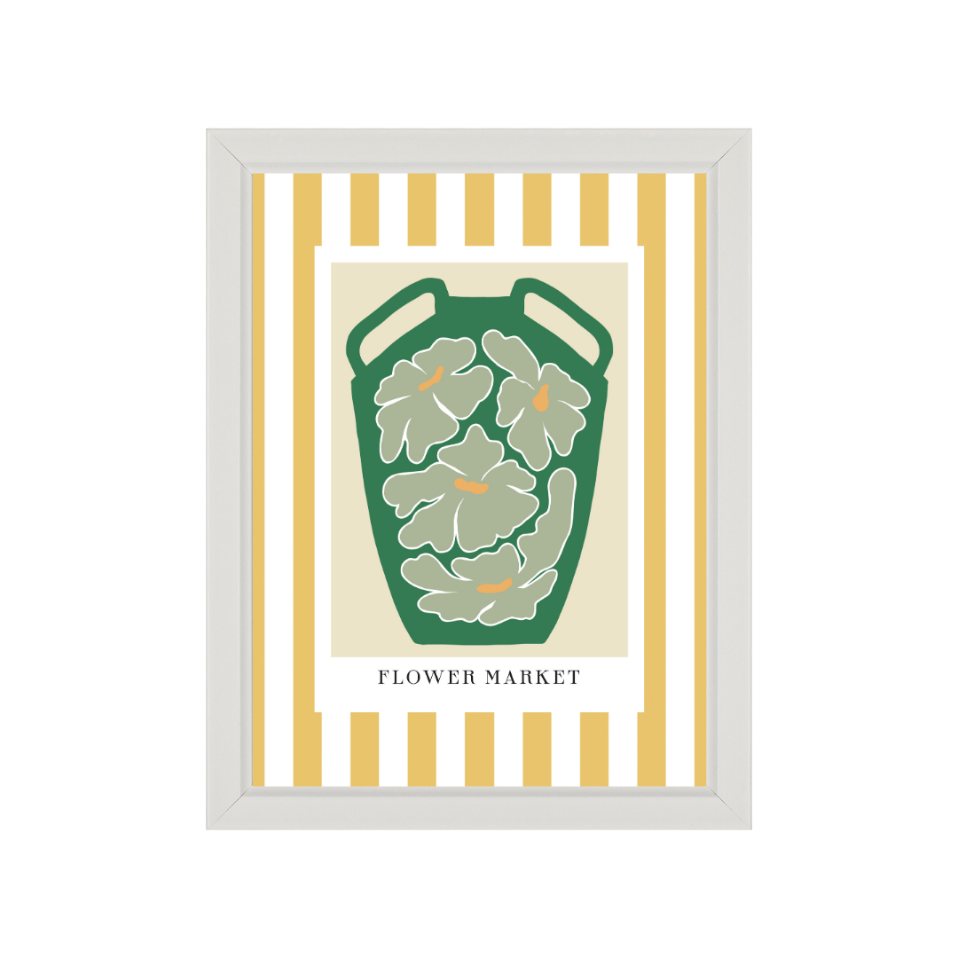 Yellow Stripe Picture Mount-Skudaboo