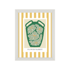 Yellow Stripe Picture Mount-Skudaboo