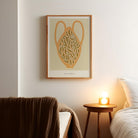 Yellow Vase Spring Floral Art Print-Skudaboo