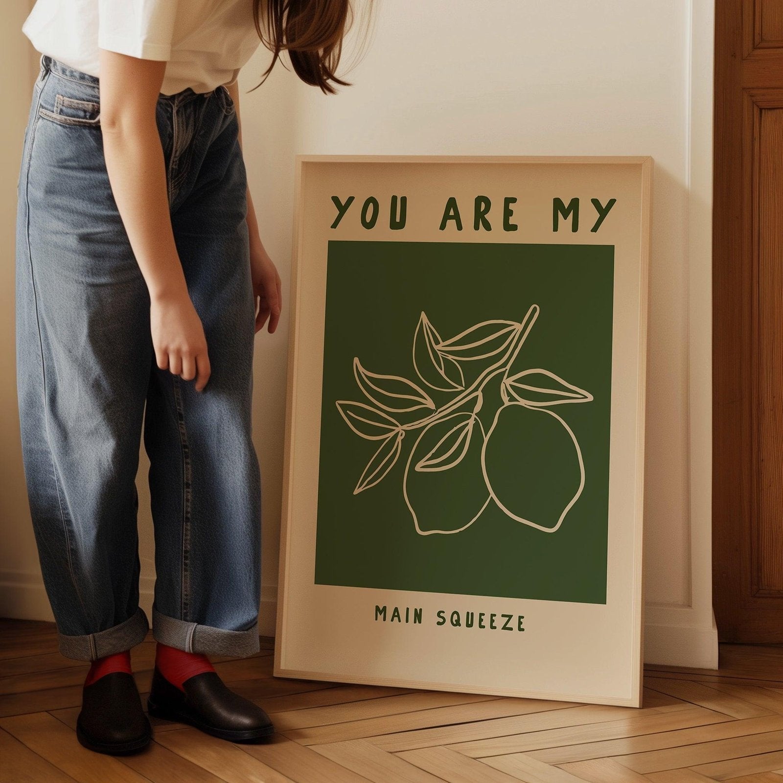 You Are My Main Squeeze Art Print-Skudaboo