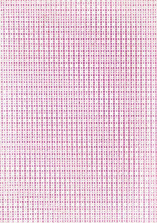a pink and white background with small dots