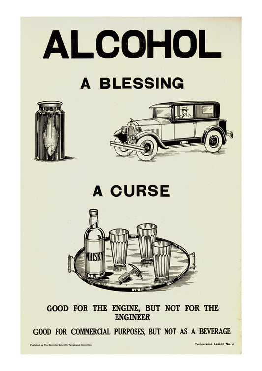 an old advertisement for alcohol and a car