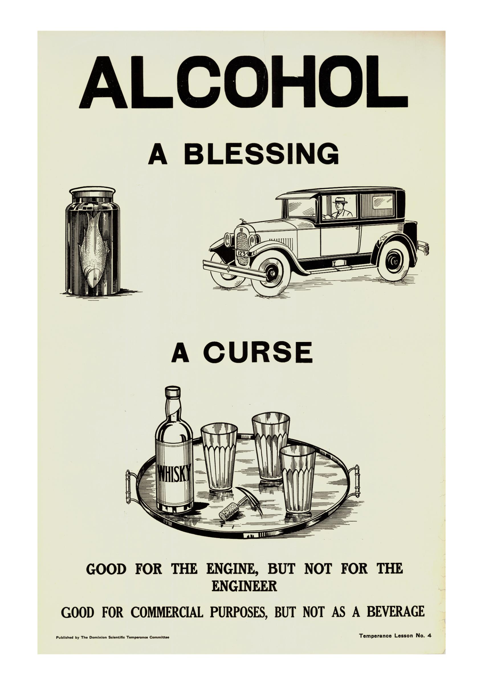 an old advertisement for alcohol and a car