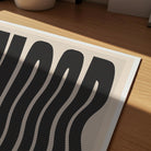 Mood Wavy Typography Art Print-Skudaboo