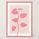 Pink Vine Abstract Art Print-Skudaboo