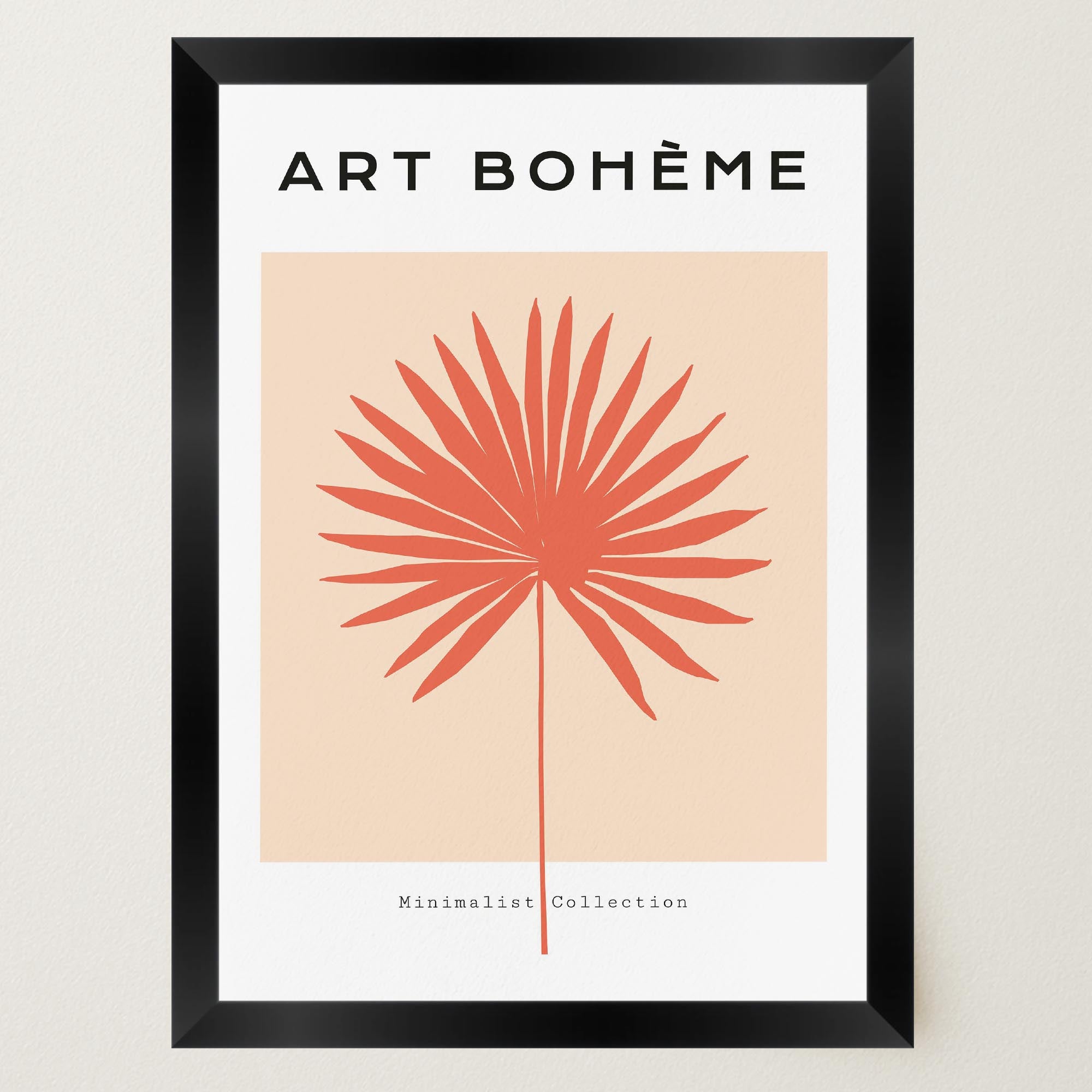 Minimalist Palm Leaf Art Print-Skudaboo