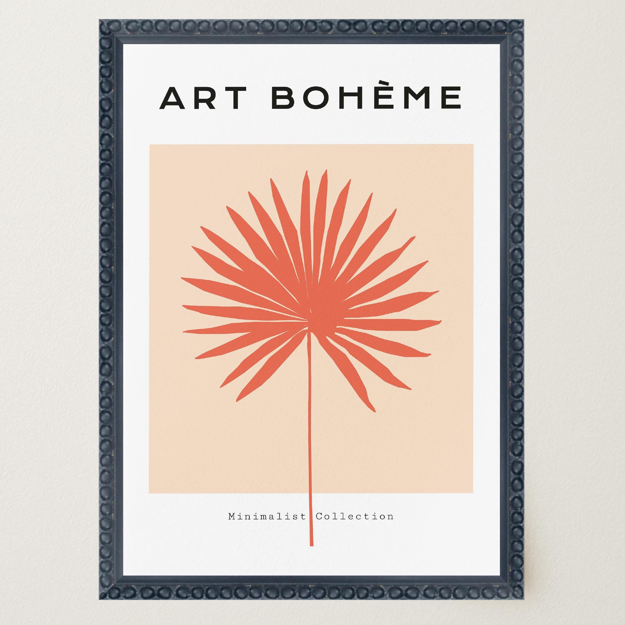 Minimalist Palm Leaf Art Print-Skudaboo