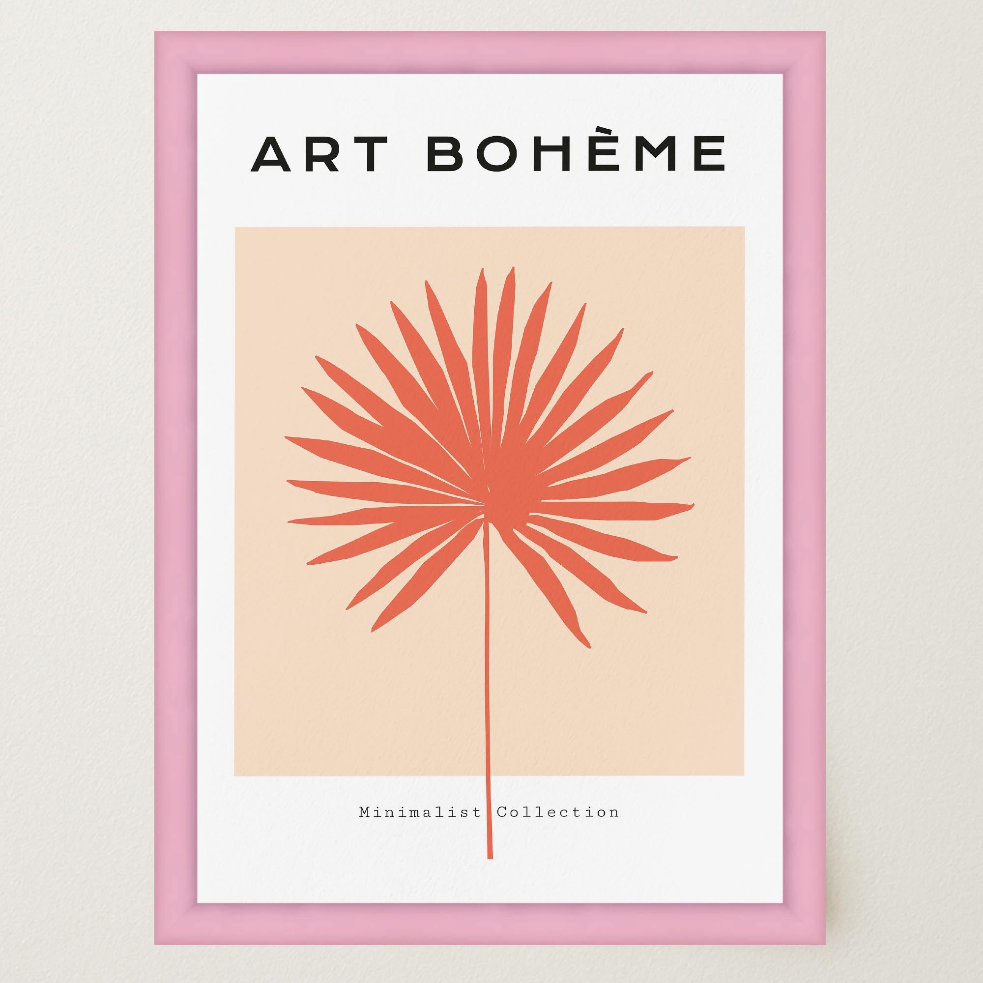 Minimalist Palm Leaf Art Print-Skudaboo