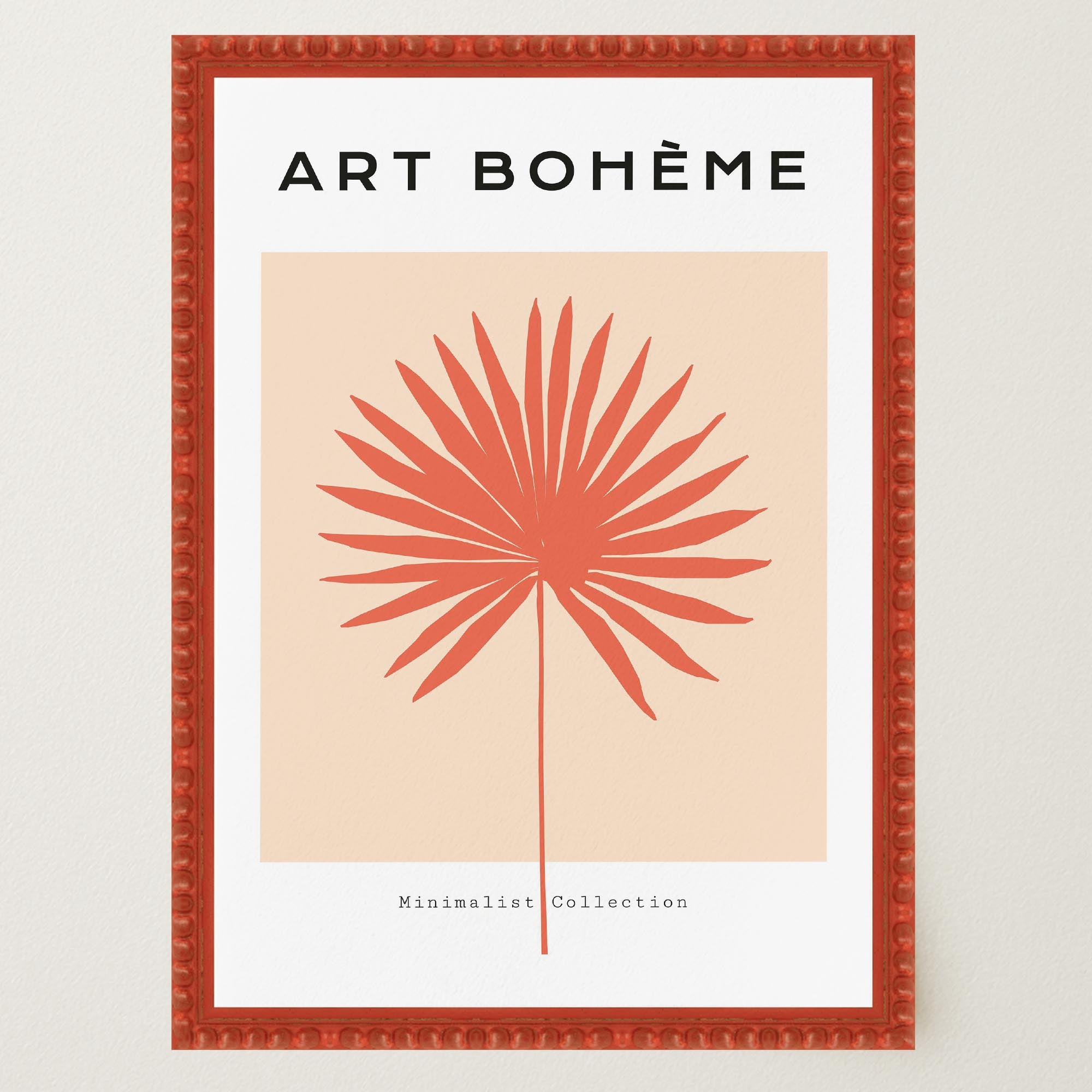 Minimalist Palm Leaf Art Print-Skudaboo