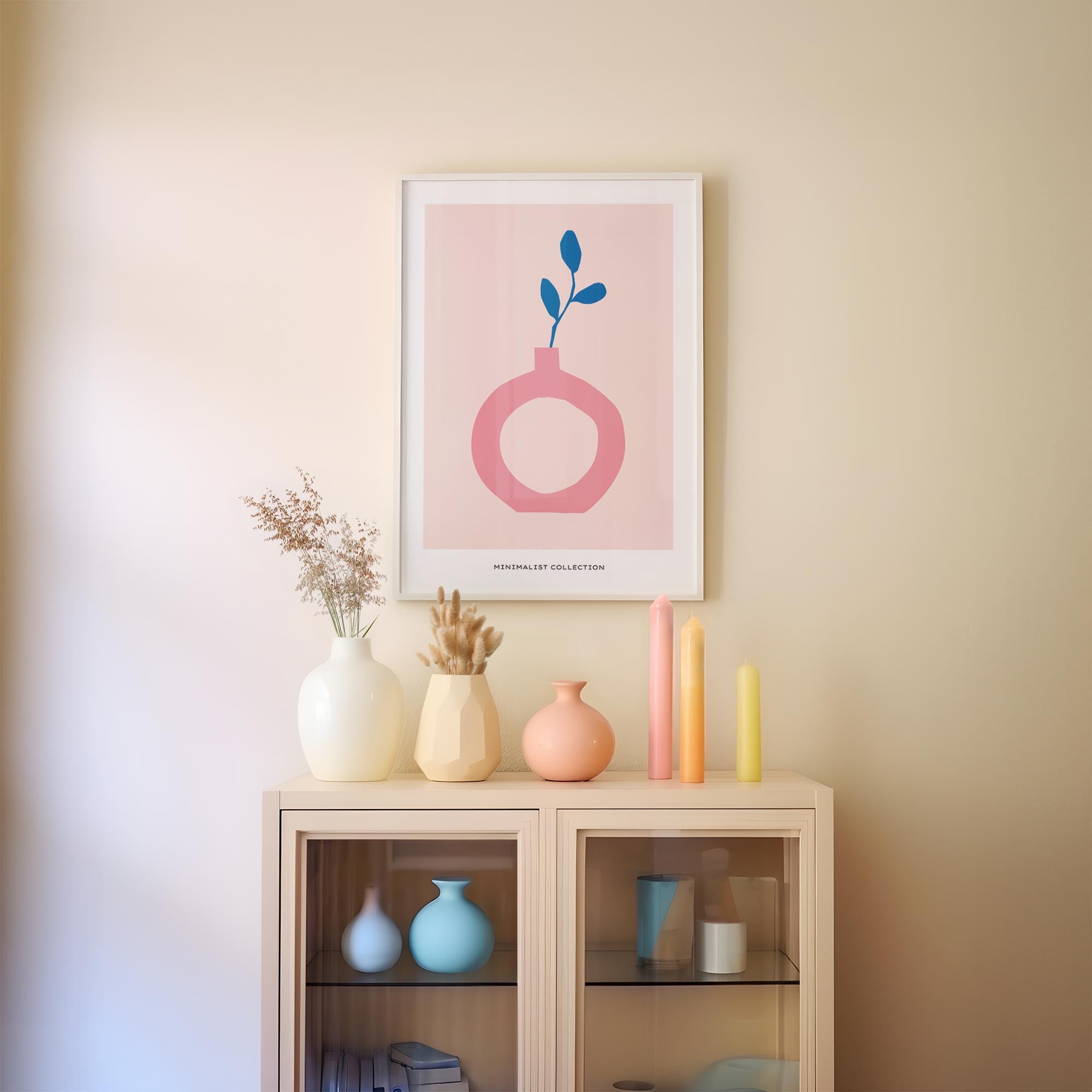 Minimalist Vase Art Print-Skudaboo