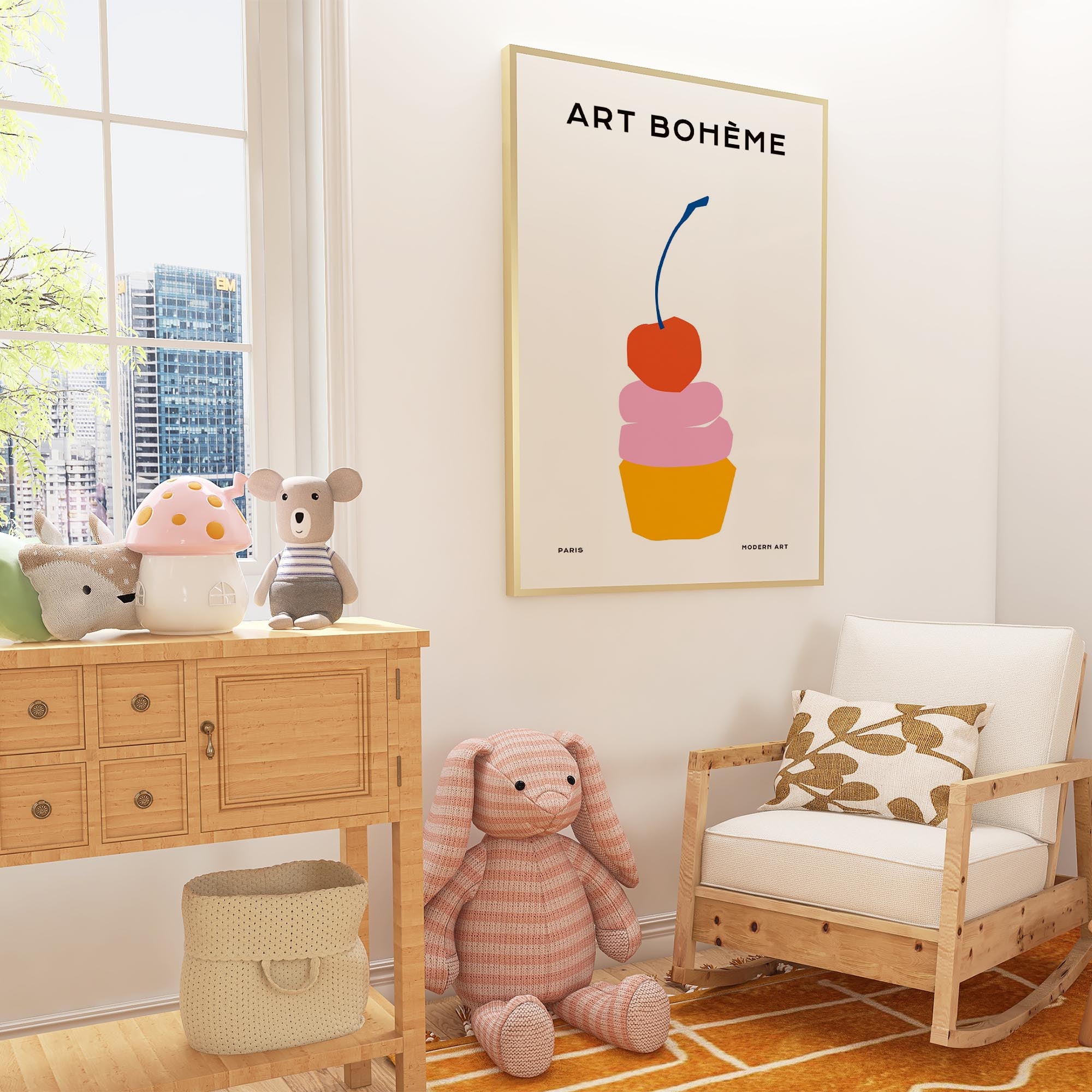 Cupcake Art Print-Skudaboo