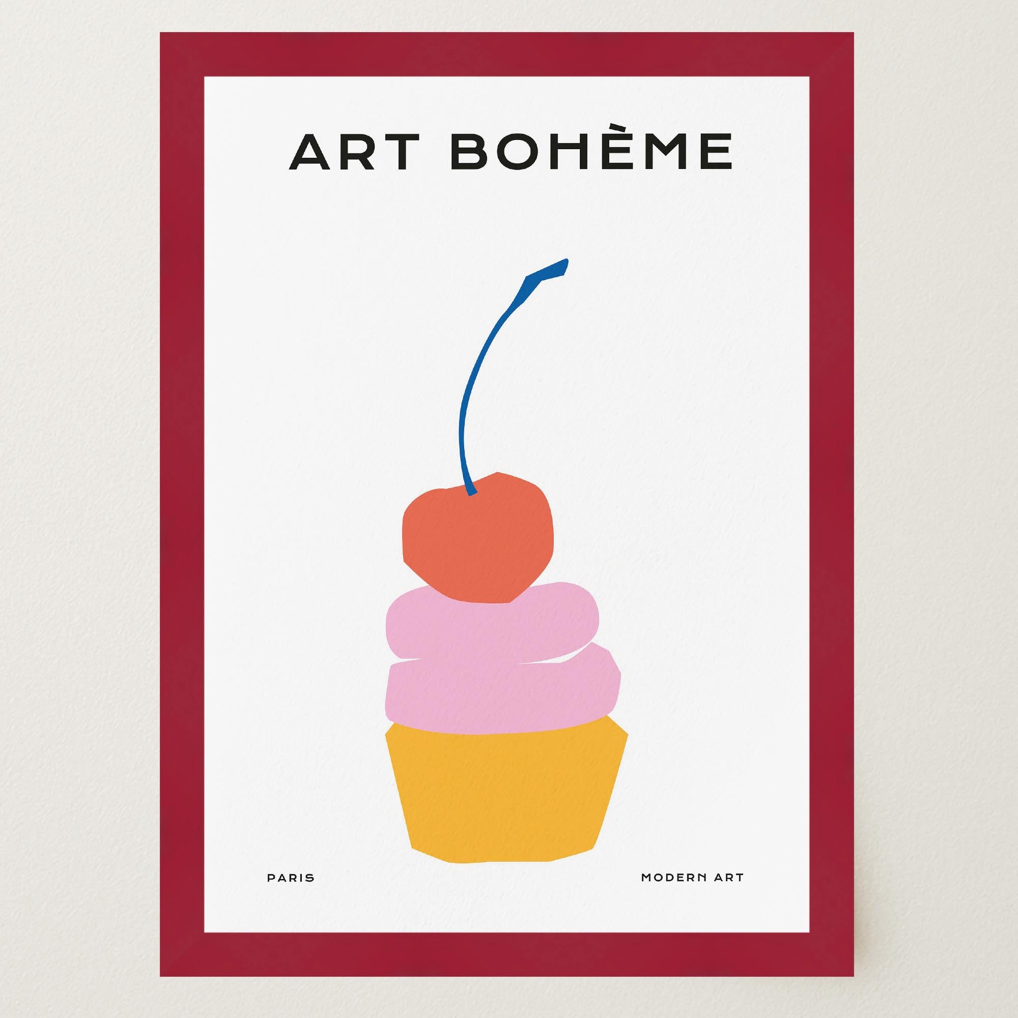 Cupcake Art Print-Skudaboo