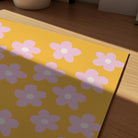 Daisy Floral Pattern Art Print-Skudaboo