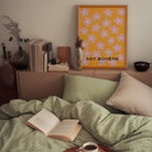 Daisy Floral Pattern Art Print-Skudaboo