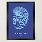 Nautilus Shell Ocean Art Print-Skudaboo