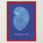Nautilus Shell Ocean Art Print-Skudaboo