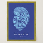 Nautilus Shell Ocean Art Print-Skudaboo