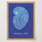 Nautilus Shell Ocean Art Print-Skudaboo
