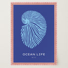 Nautilus Shell Ocean Art Print-Skudaboo