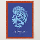 Nautilus Shell Ocean Art Print-Skudaboo
