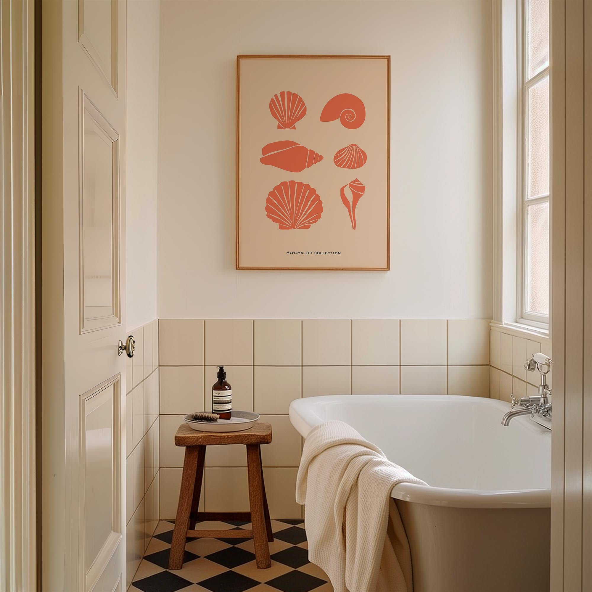 Seashell Coastal Art Print-Skudaboo