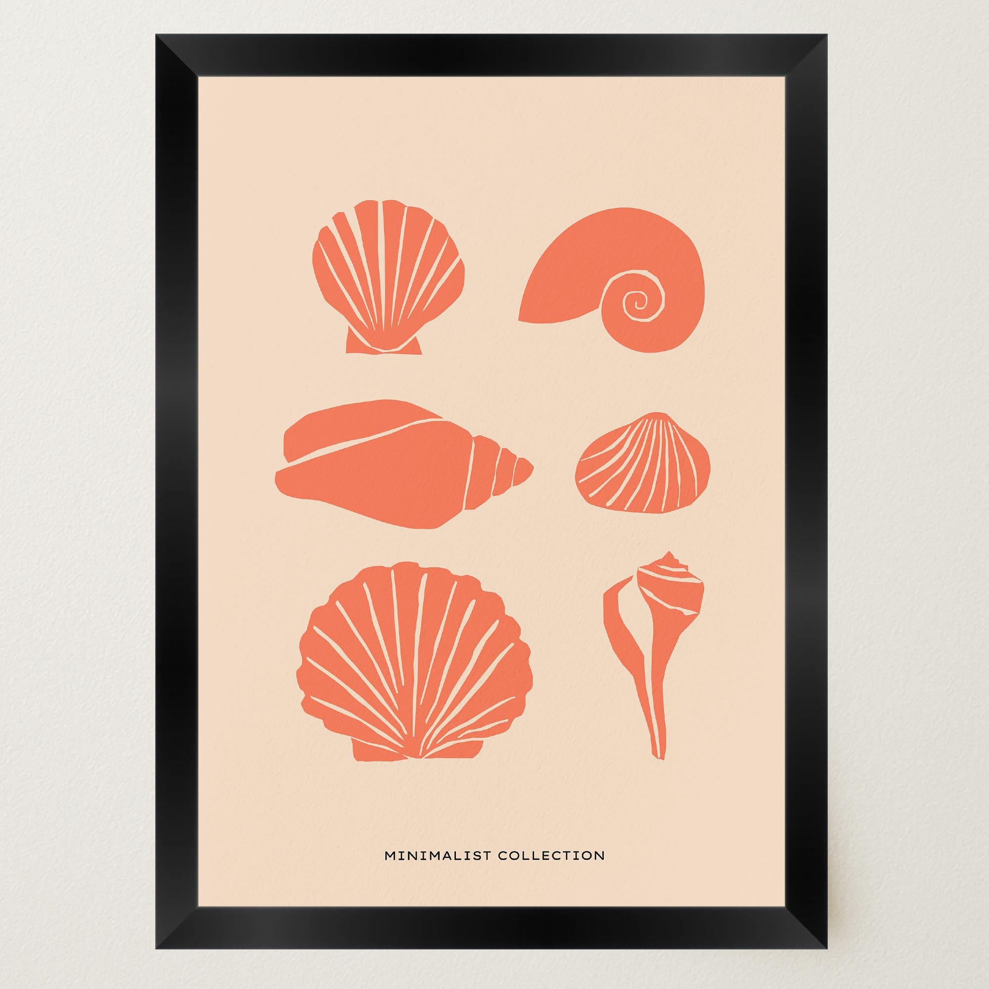 Seashell Coastal Art Print-Skudaboo