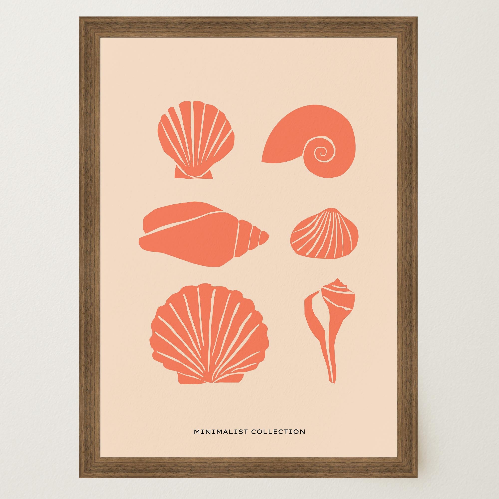 Seashell Coastal Art Print-Skudaboo