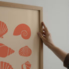 Seashell Coastal Art Print-Skudaboo