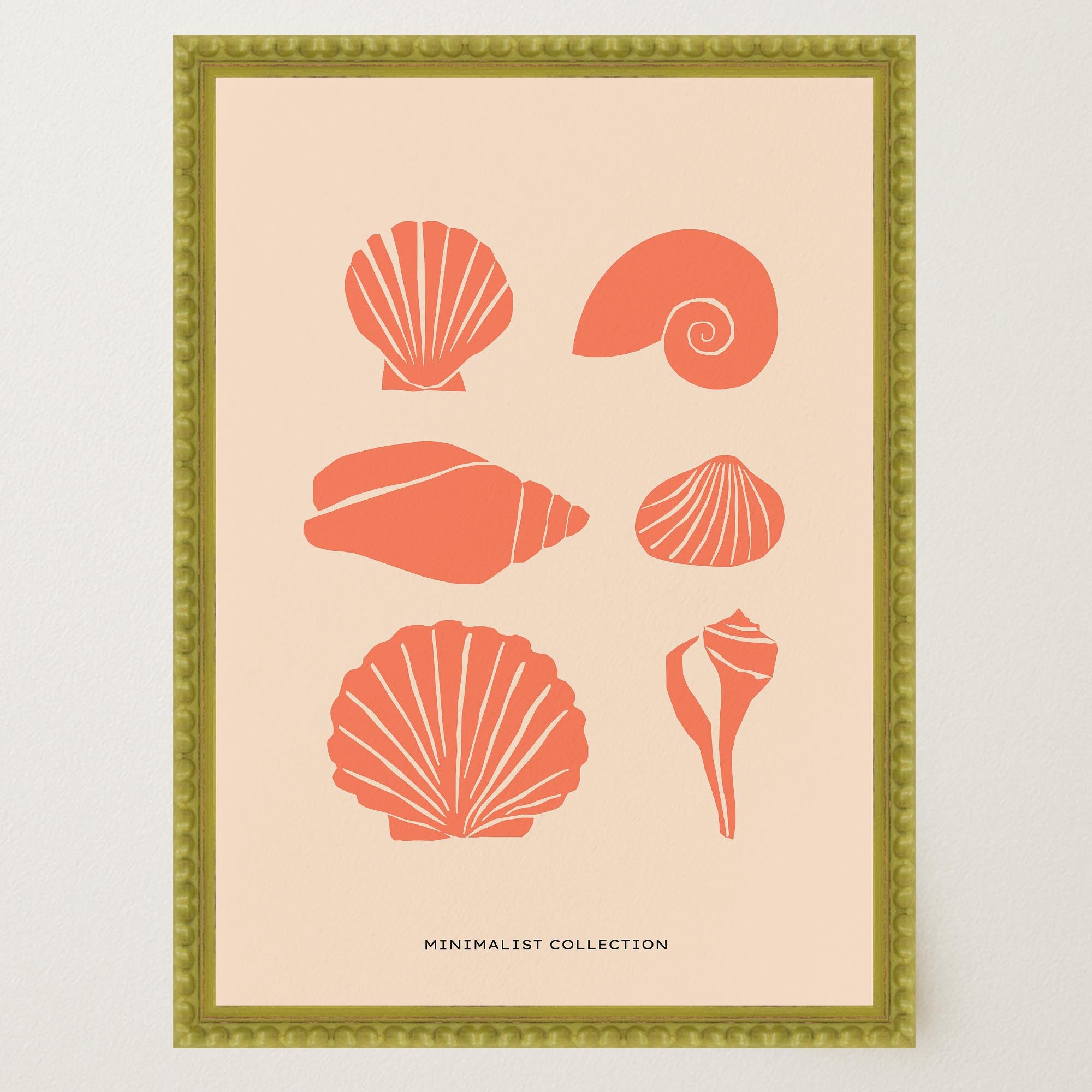 Seashell Coastal Art Print-Skudaboo