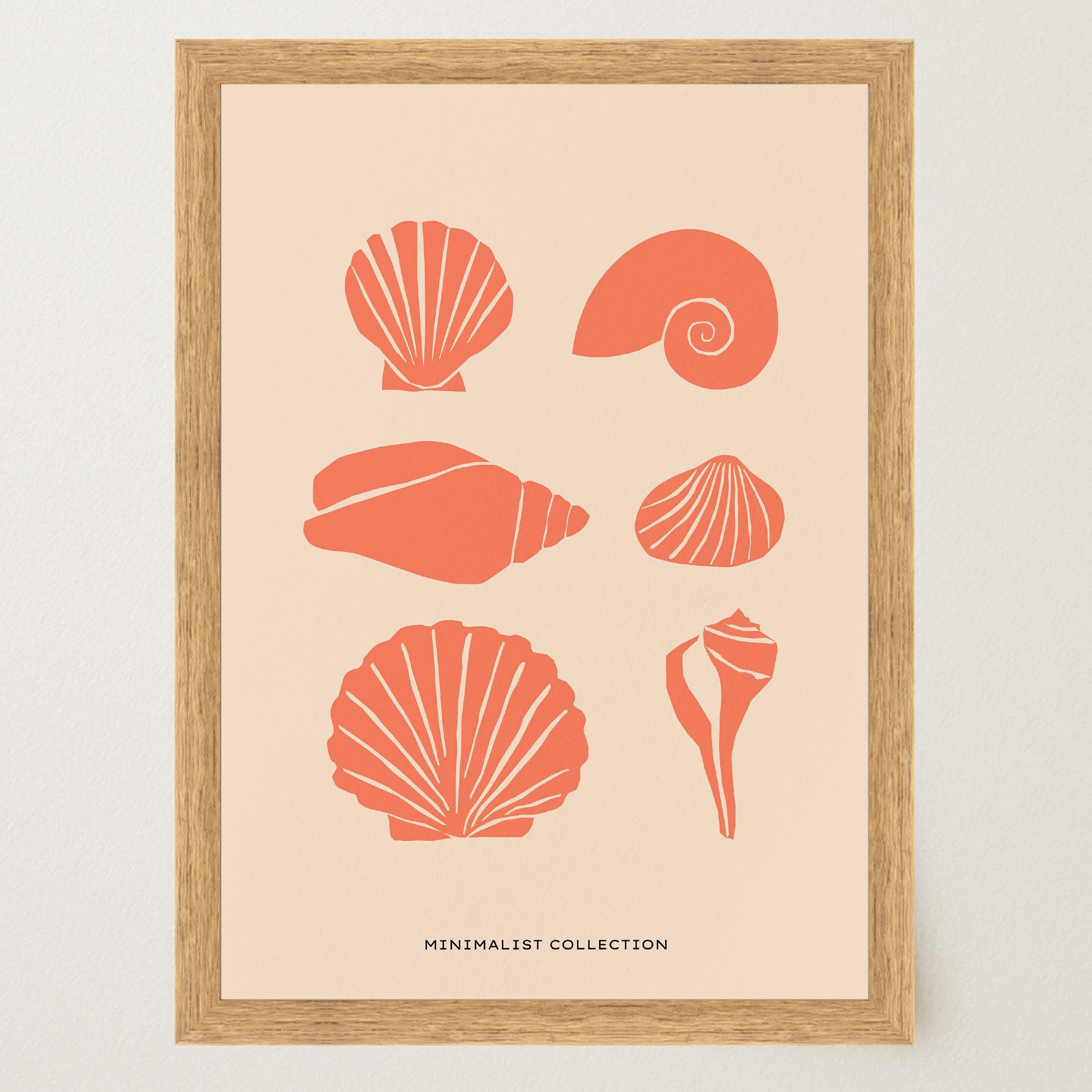 Seashell Coastal Art Print-Skudaboo