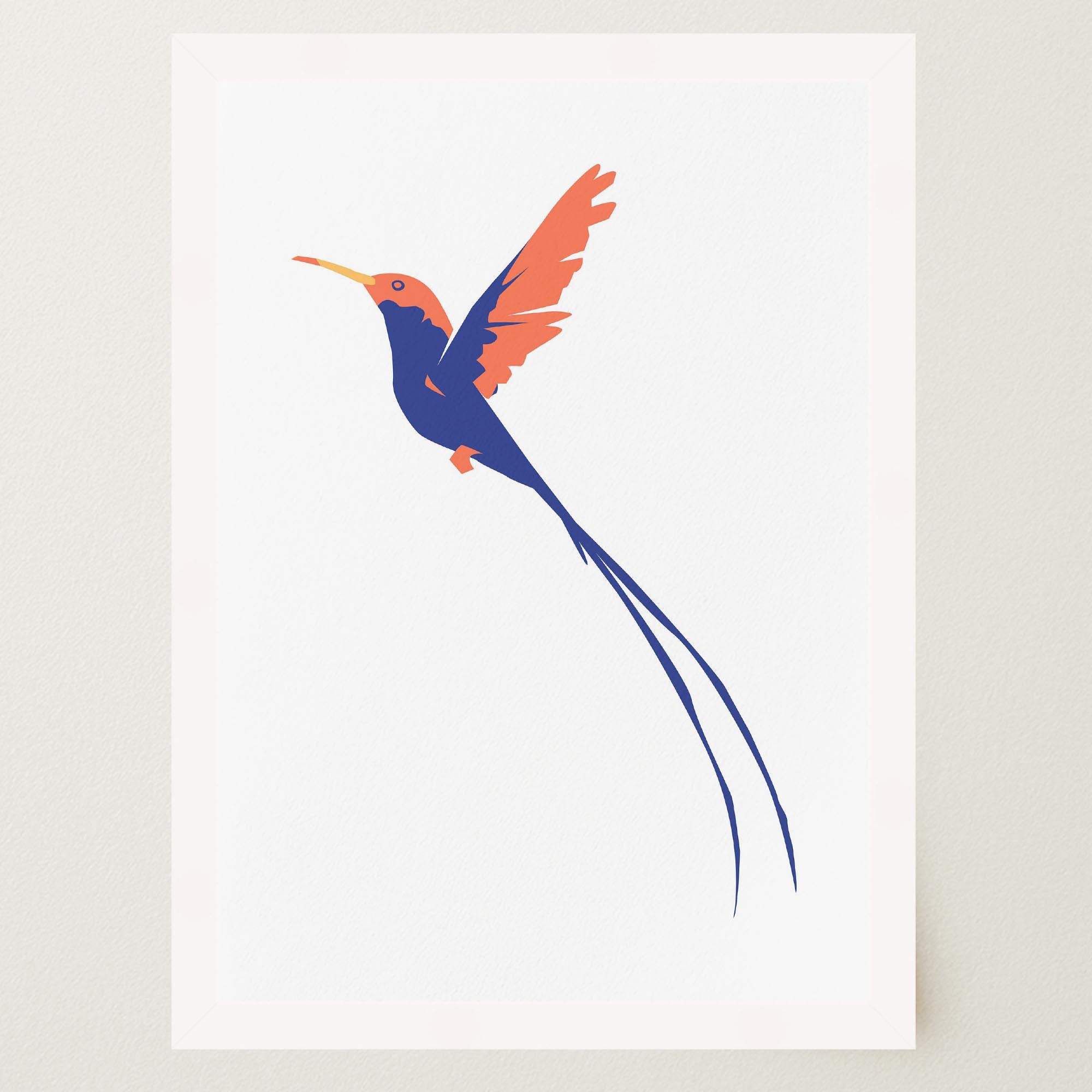 Hummingbird Art Print-Skudaboo