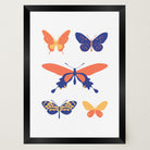 Colourful Butterfly Art Print-Skudaboo