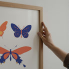 Colourful Butterfly Art Print-Skudaboo
