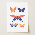 Colourful Butterfly Art Print-Skudaboo