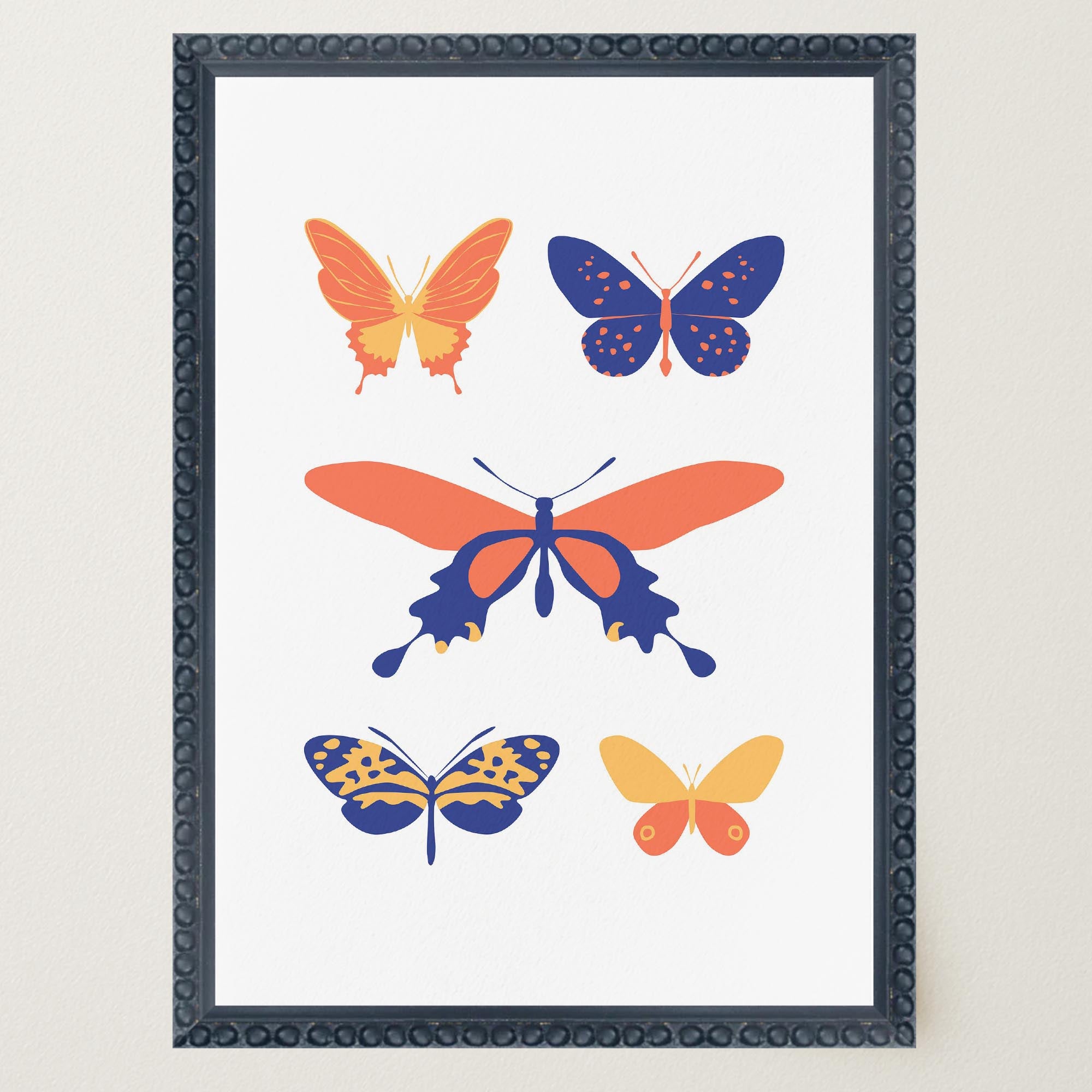 Colourful Butterfly Art Print-Skudaboo