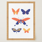 Colourful Butterfly Art Print-Skudaboo