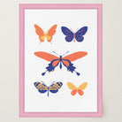 Colourful Butterfly Art Print-Skudaboo