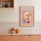 Croissant and Coffee Kitchen Art Print-Skudaboo
