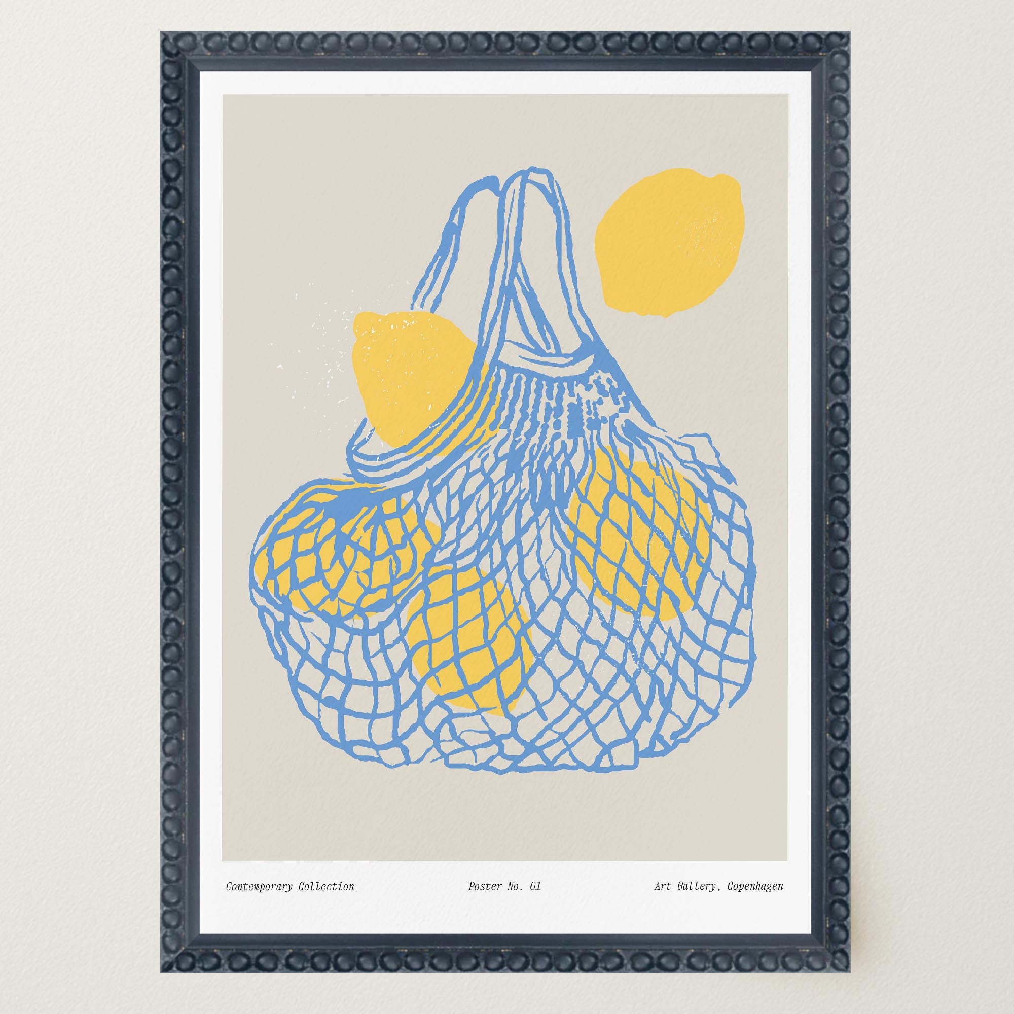 Lemon Kitchen Wall Art Print-Skudaboo