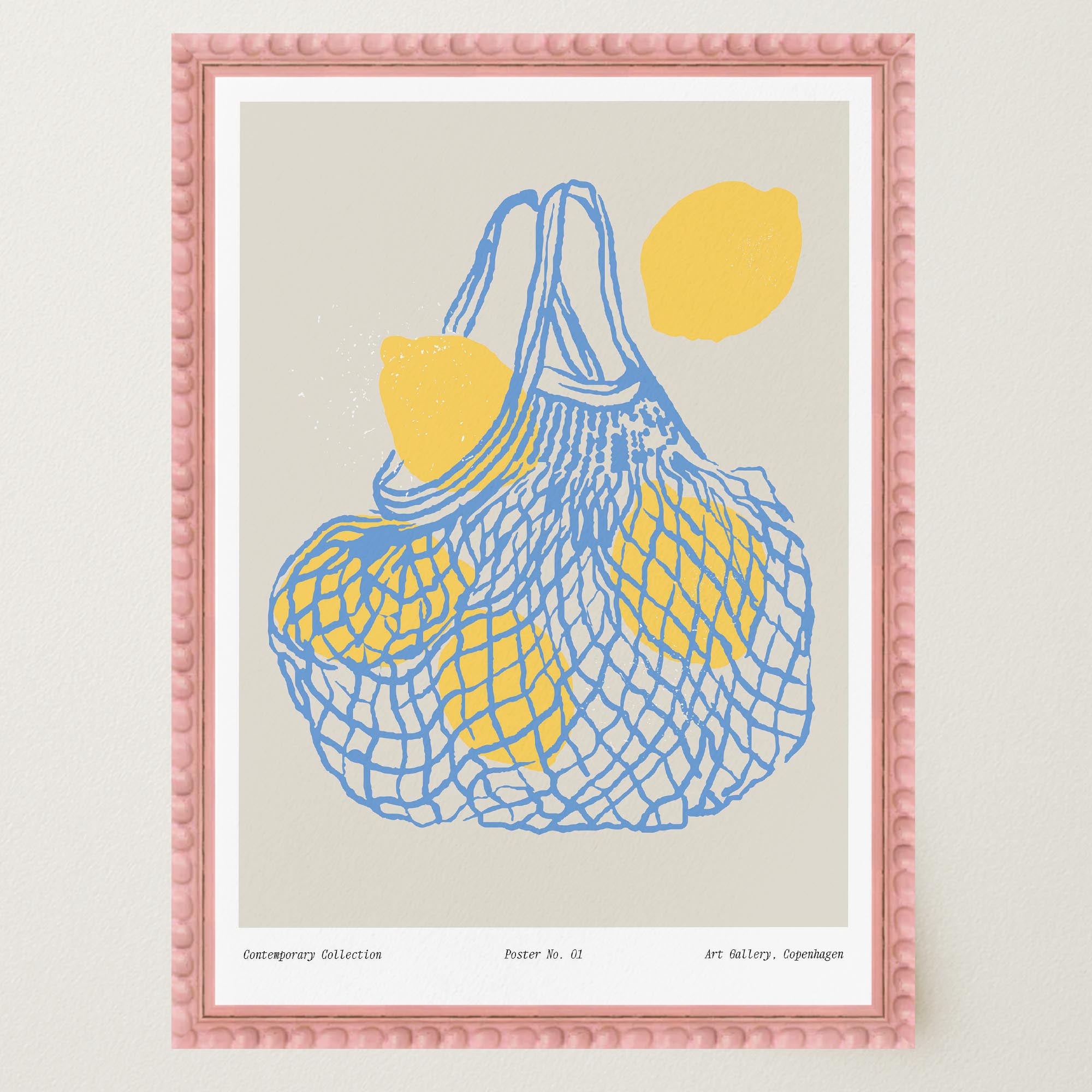 Lemon Kitchen Wall Art Print-Skudaboo