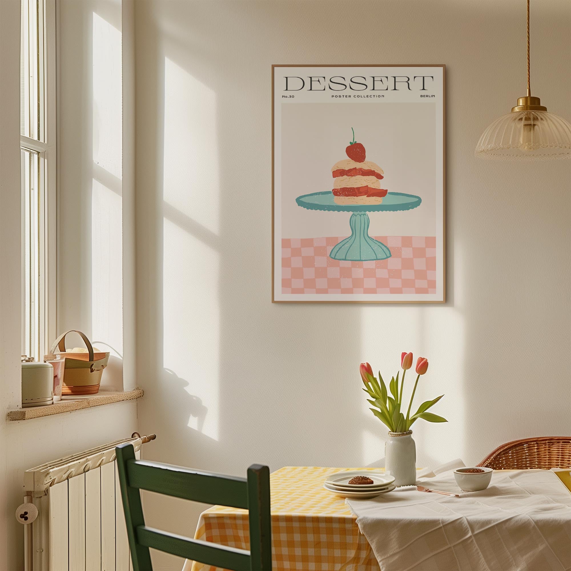 Strawberry Shortcake Wall Art Print-Skudaboo